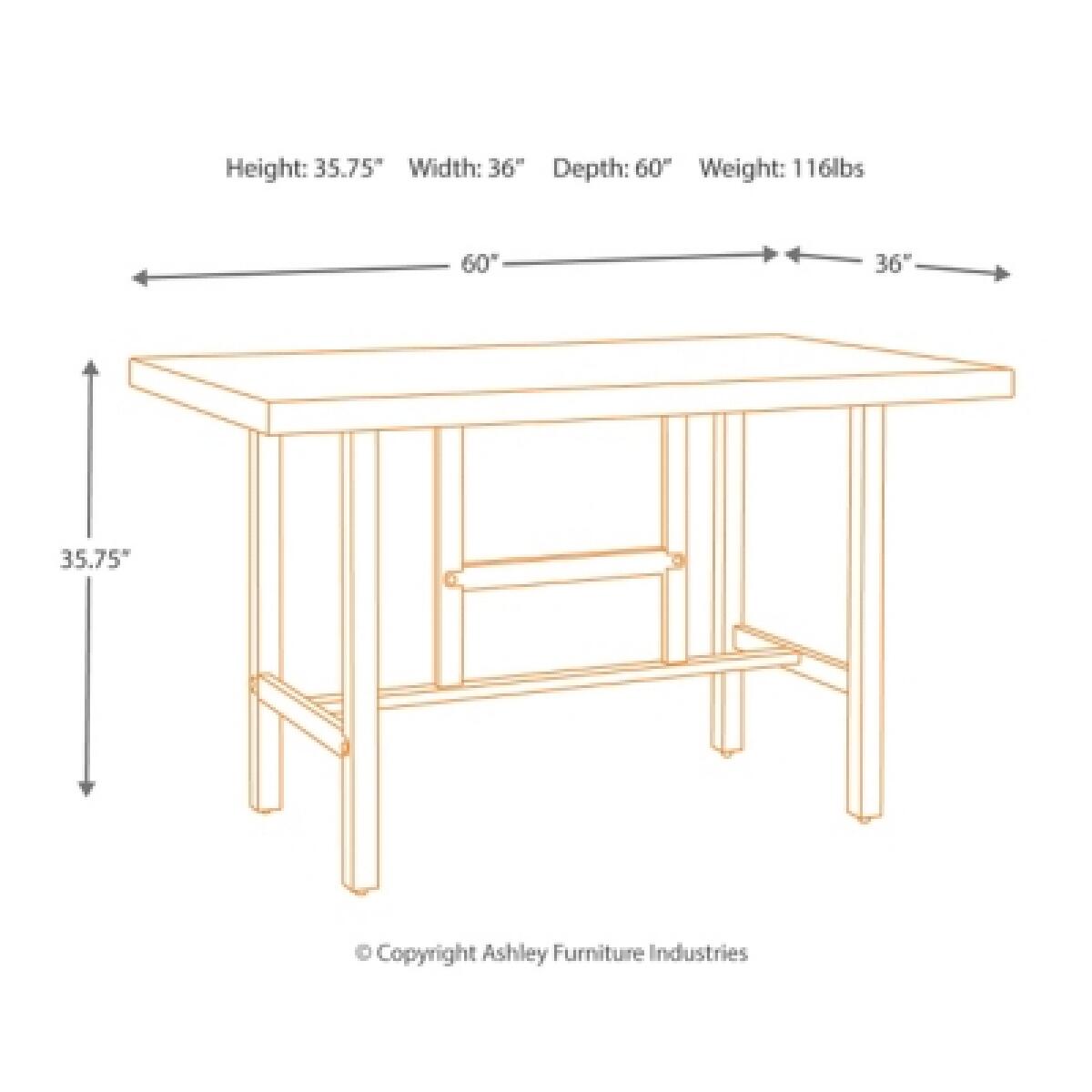 Kavara Counter Height Dining Table Dining Tables Ashley Furniture 18