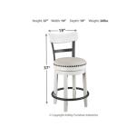 Valebeck Counter Height Bar Stool Barstools Ashley Furniture 23