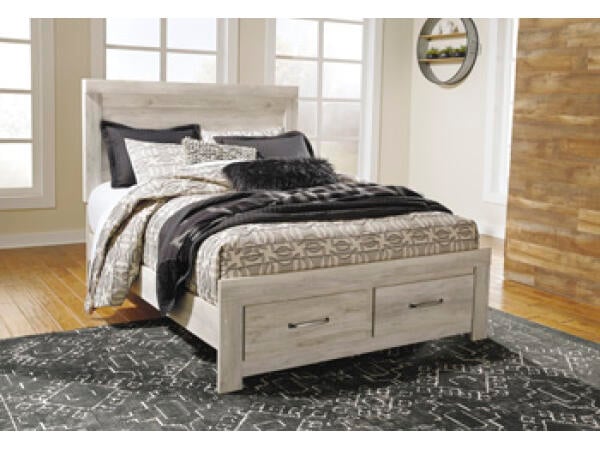 Bellaby Queen Platform Bed with 2 Storage Drawers Beds Ashley Furniture