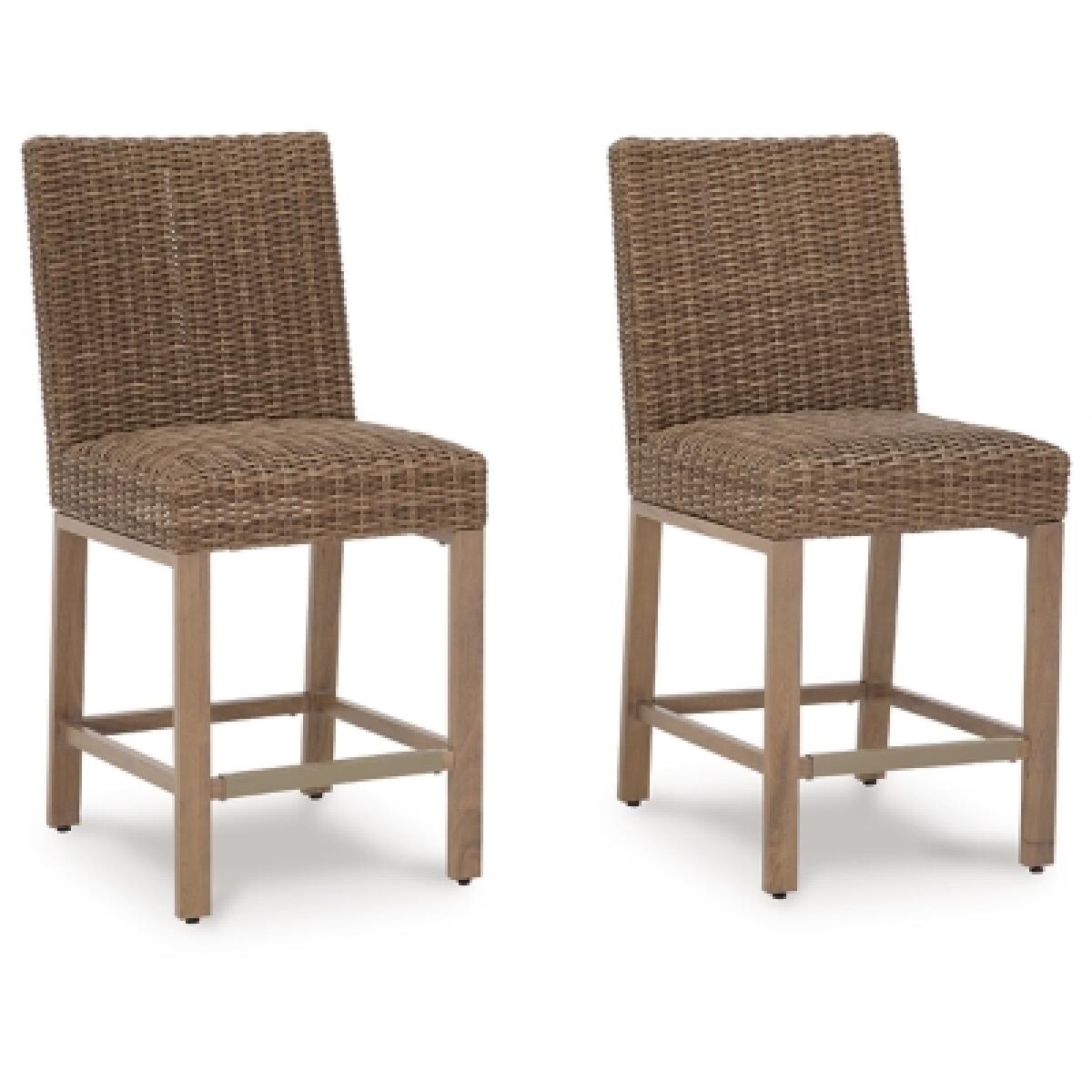 Walton Bridge Outdoor Bar Stool (Set of 2) Outdoor Dining Chairs Ashley Furniture 10