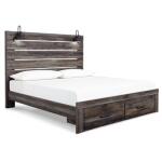Drystan King Panel Bed with 2 Storage Drawers - Image 2