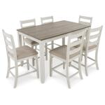 Skempton Counter Height Dining Table and Bar Stools (Set of 7) - Image 5