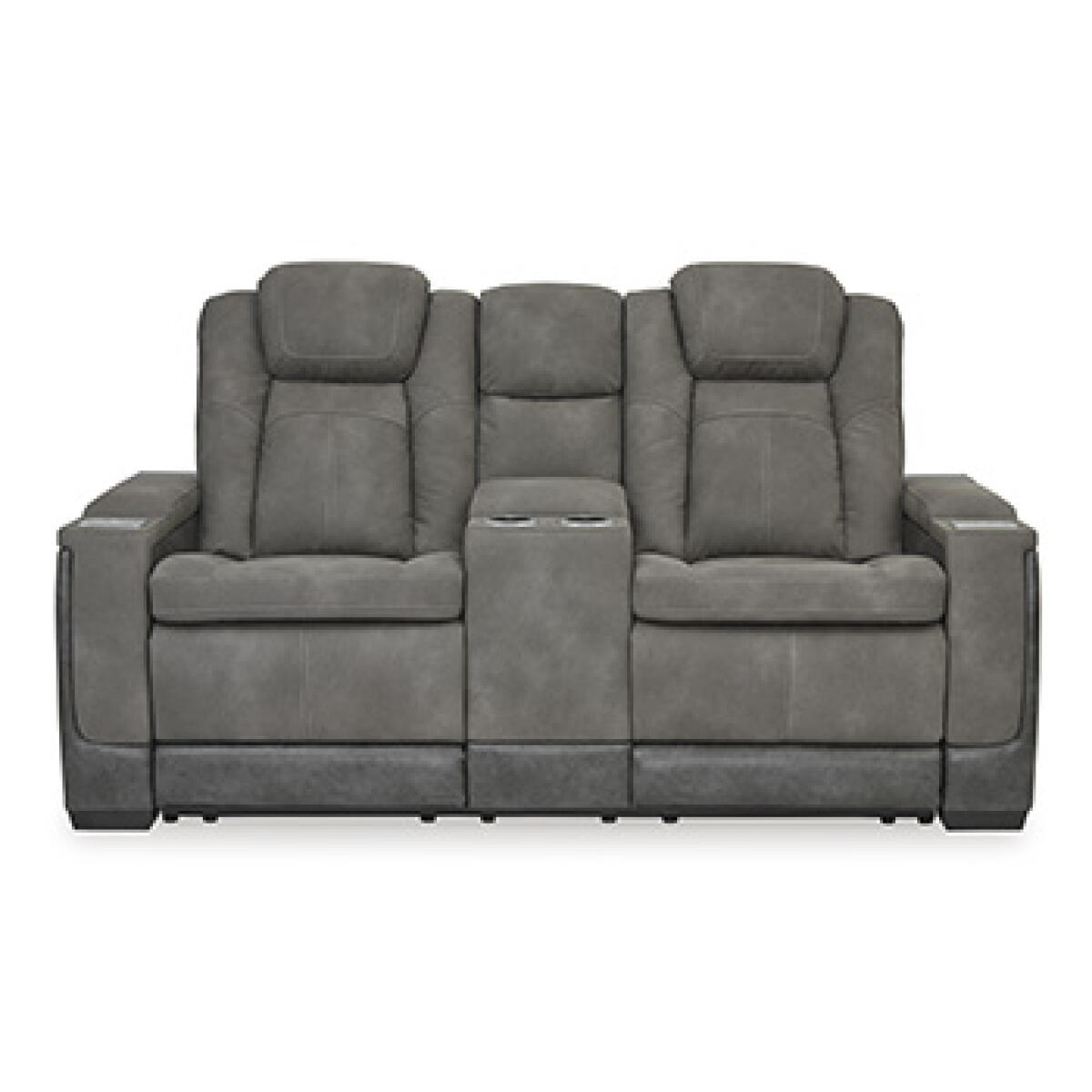 443235d524c01afcf2a1082a2b6ee8f0 Next-Gen Durapella Power Reclining Loveseat with Console - Image 1