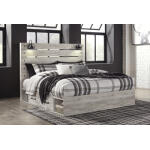 Cambeck King Panel Bed with 4 Storage Drawers