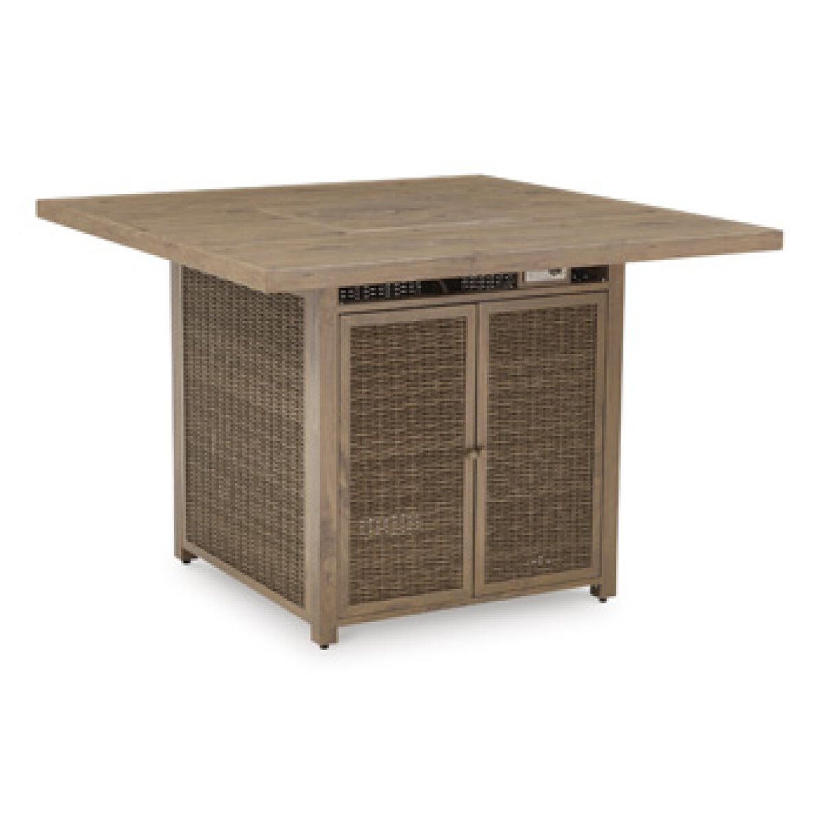 fc5ea66c1ca8c501f103edfd4f4511f2 Walton Bridge Outdoor Bar Table with Fire Pit - Image 1