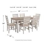 Skempton Dining Table and Chairs (Set of 7) - Image 4