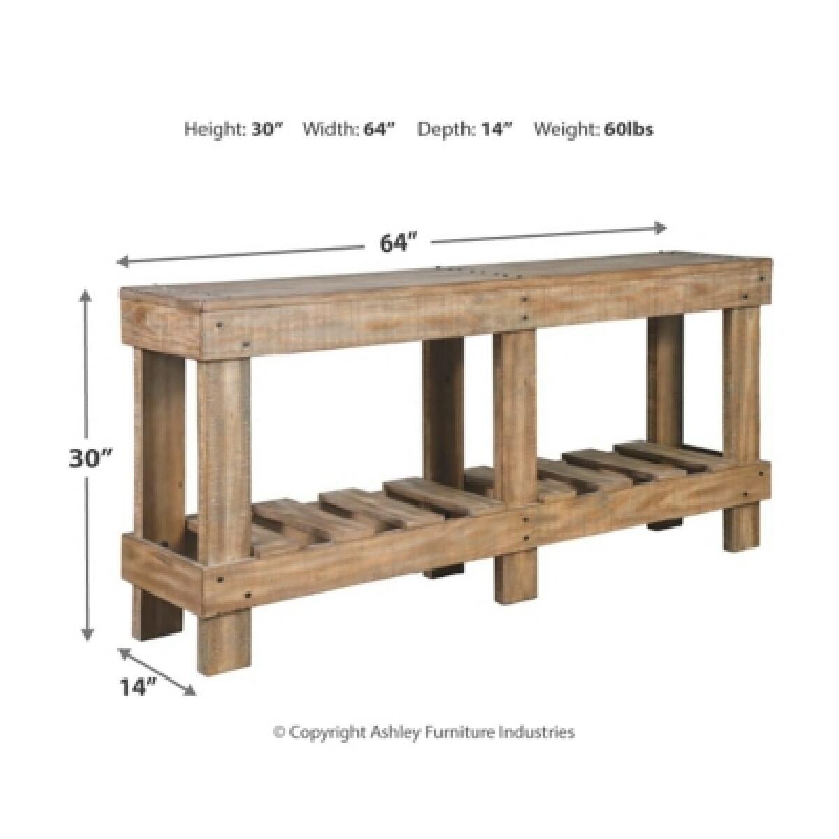 Susandeer Sofa/Console Table Console Tables Ashley Furniture 15