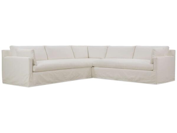 Sylvie Bench Seat Sectional Sectionals Customizable 4