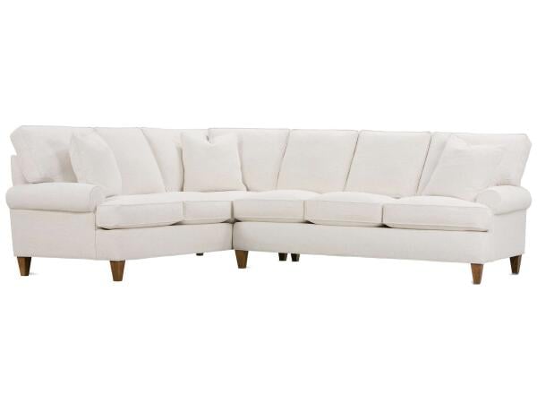 Sylvie Bench Seat Sectional Sectionals Customizable 3