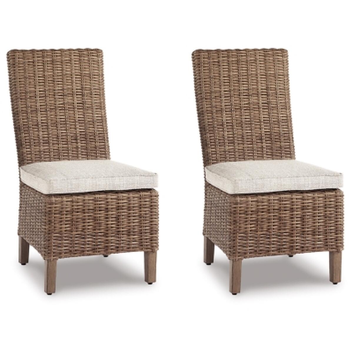 Beachcroft Outdoor Side Chair with Cushion (Set of 2) Outdoor Dining Chairs Ashley Furniture 13