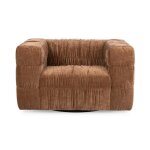 Afeela Upholstered Swivel Chair - Bronze - Image 3