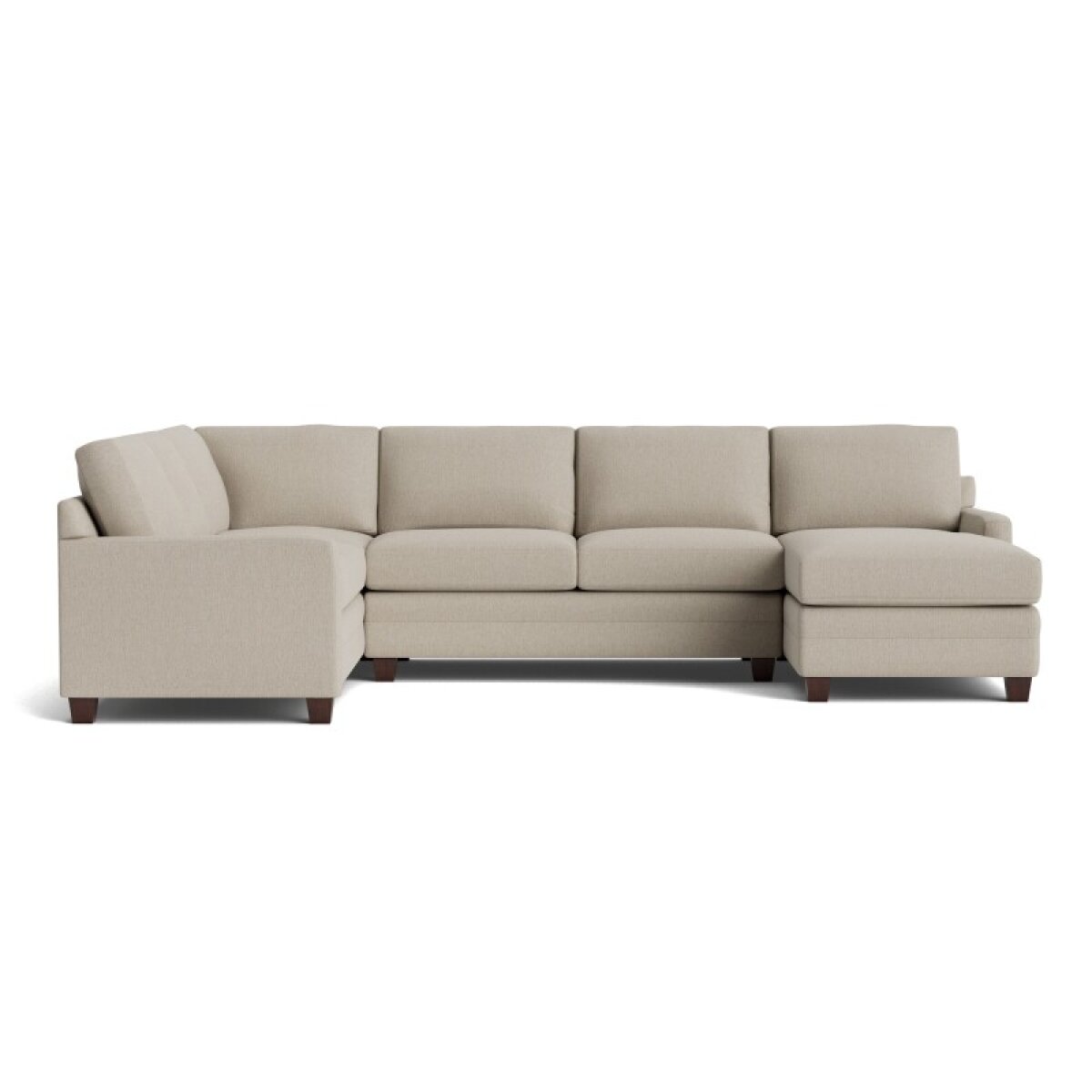 010557f7cba7c27c8716f6e40aafc3db Carolina Track Arm U-Shaped Sectional - Image 1