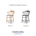 Counter Height Spindle Back Arm Chair With Handle Cut Out - Image 7