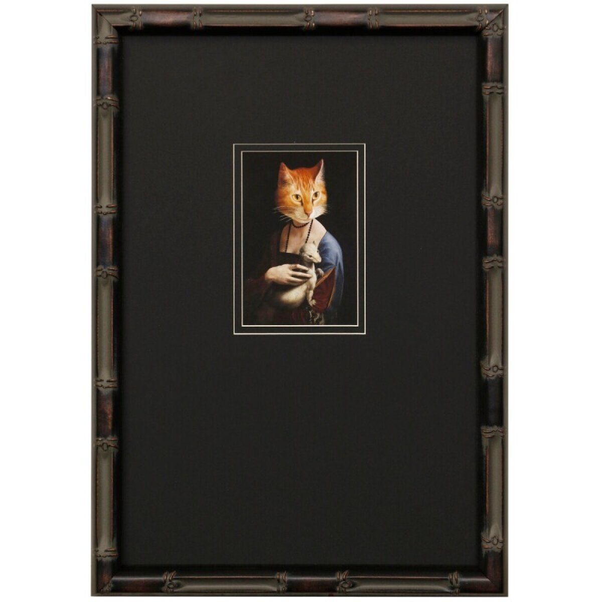 01f3deccd6b859e7d3f15bd2aafc964f Animal Heads Framed Print Under Glass - Image 1