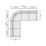 Gio Fabric Power Motion Sectional - Image 5