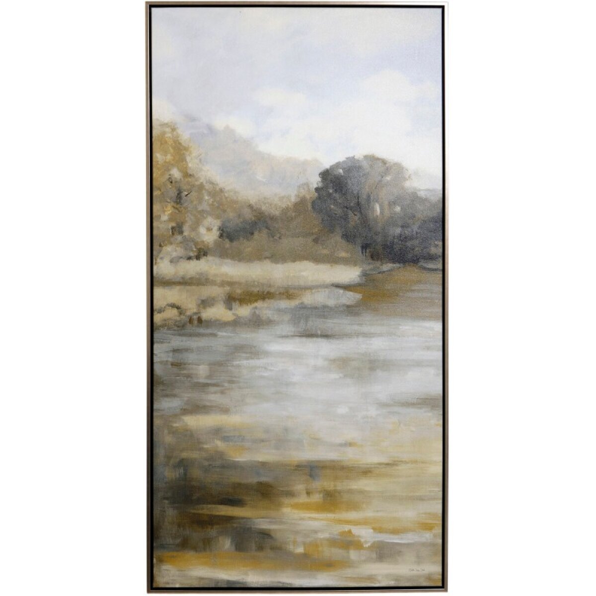 0397dc77ccb368974c2c786b52974e8c Summertime View I Printed & Framed Canvas - Image 1