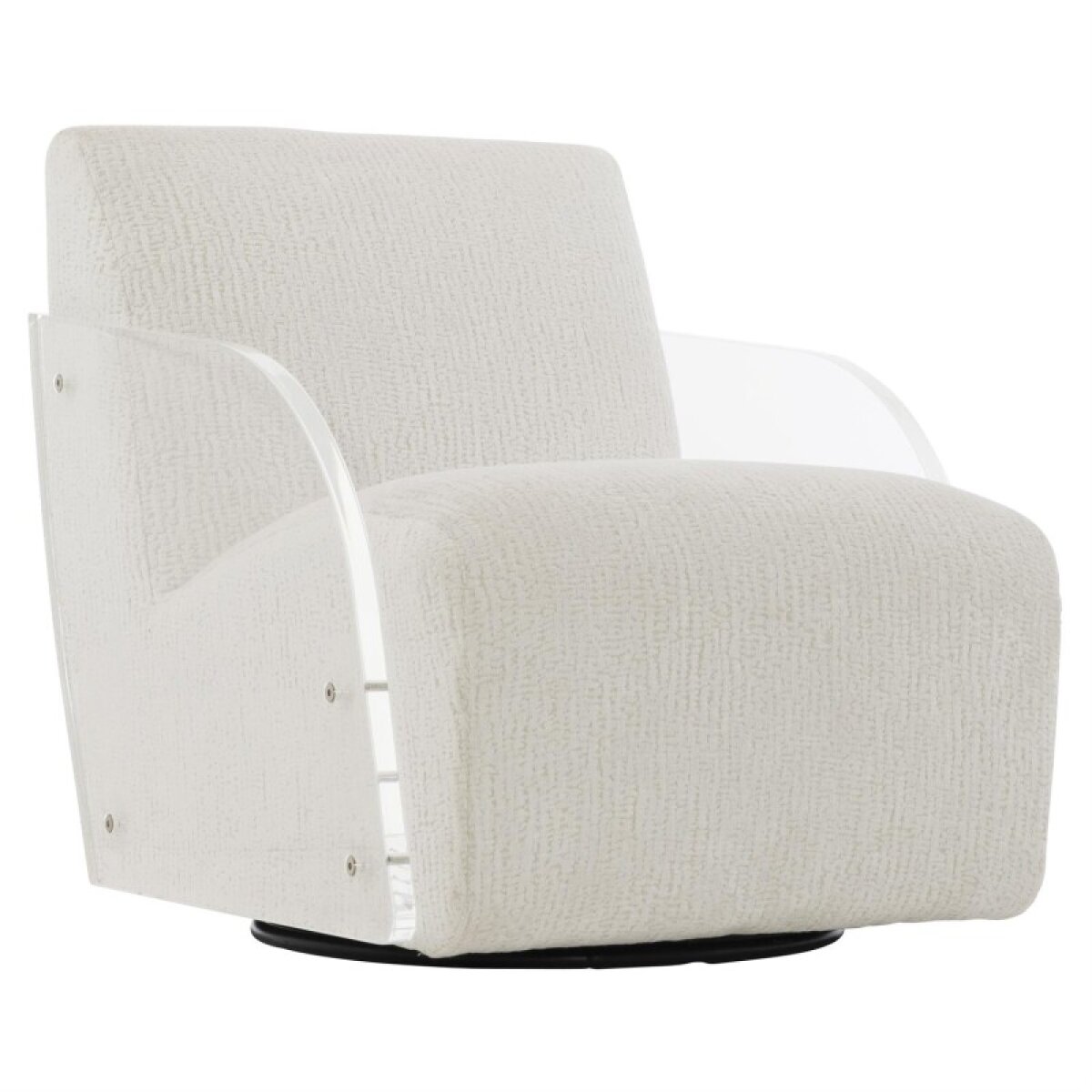 03ee07722fff8d235643c3ae8f0429e0 Perla Fabric Swivel Chair - Image 1