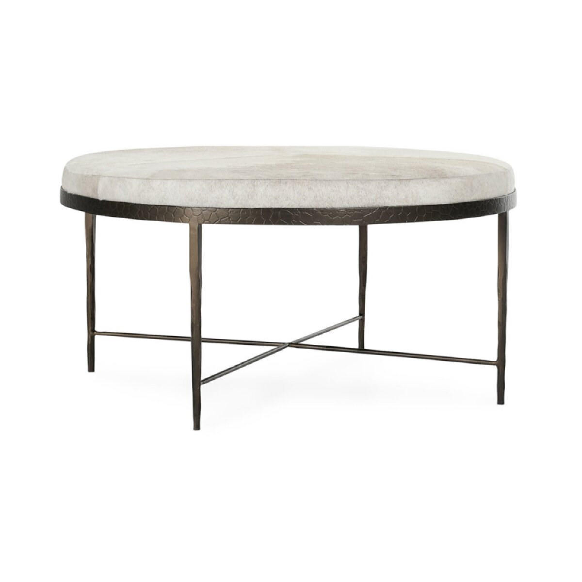 044ab4c50585b1a373ce3be4be247a5b Bose Hide Round Coffee Table - Dusty Cream - Image 1