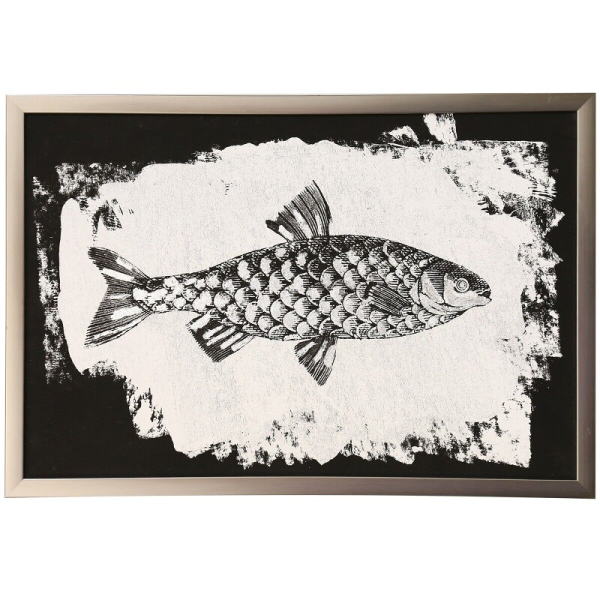 0479f61d61db0835bb6ca5d45e270b0e Fish I Framed Canvas - Image 1