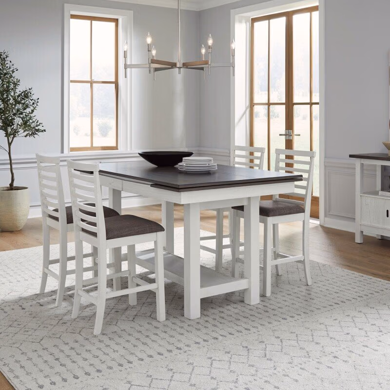 04bc44895b0d858747035fb3be719d17 Brook Bay 5 Piece Gathering Trestle Table - Image 1