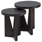 Nadette Nesting Tables, Espresso, S/2 - Image 6