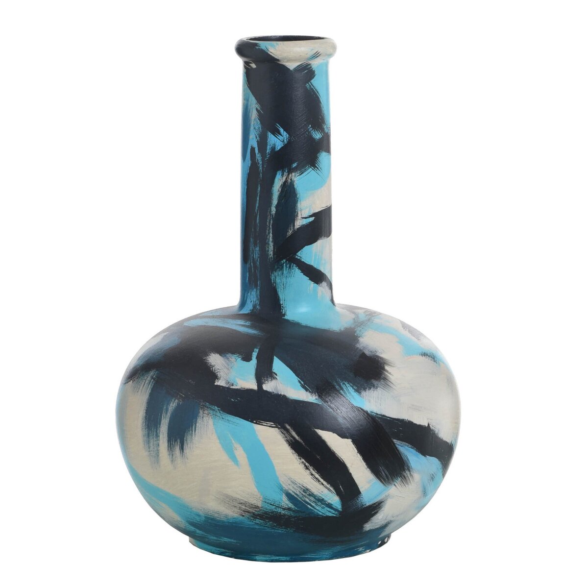 04dc005b0c22bcdc2b060b04875d4eb4 Bala Vase | Hand Painted Abstract On Ceramic - Image 1