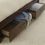 Modern Loft Panel Bed IMLBRGRP7 - Image 4