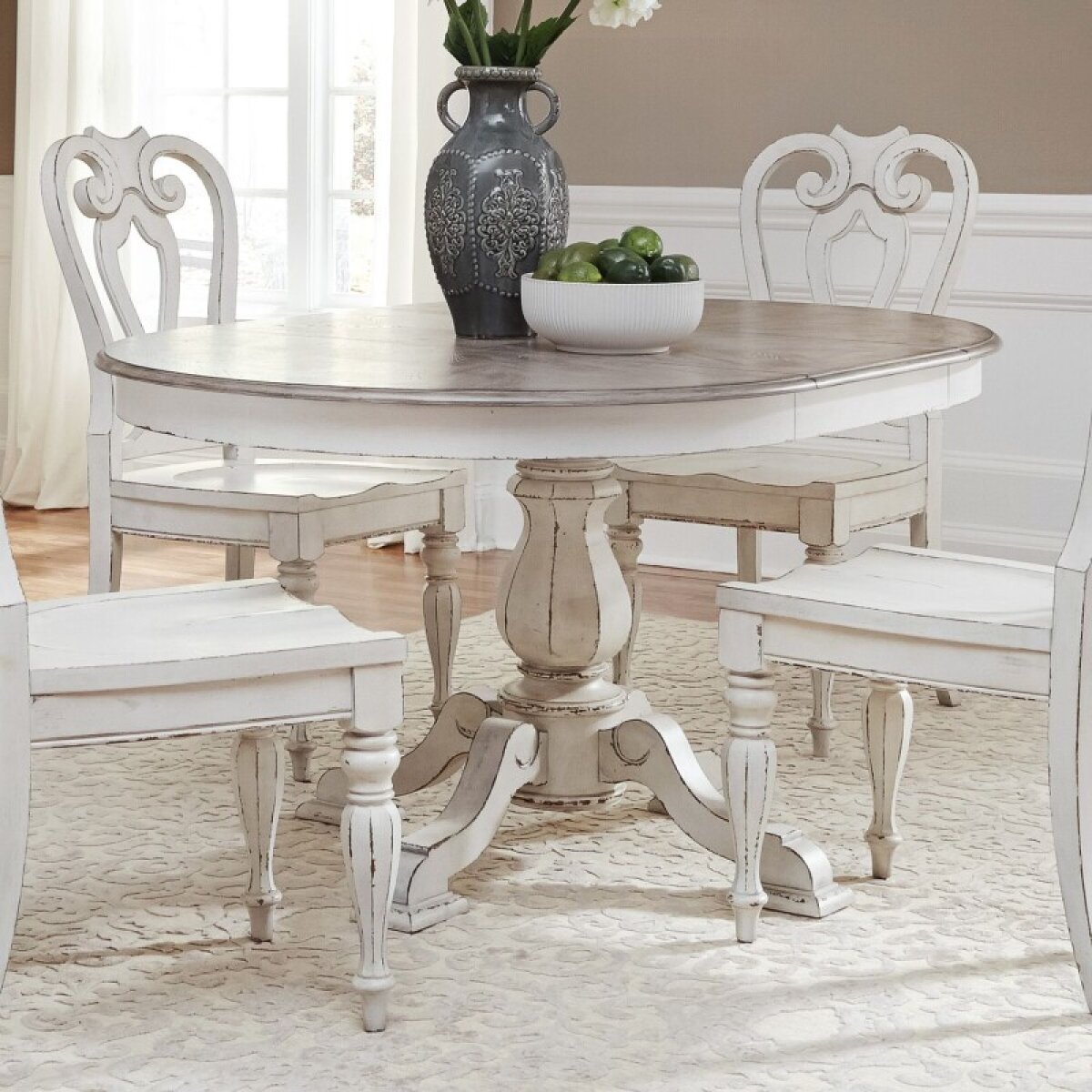 062d02c397743075b1d58cfe33243e88 Magnolia Manor Pedestal Table Base - Image 1