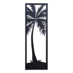 Lone Palm Ii Stylecraft Exclusive Lazer Cut Metal Wall Art With Fired Finish - Image 5