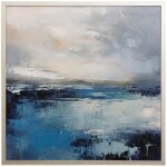 Oasis Of Serenity Framed Stretched Canvas Print