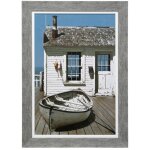Weathered Traveler Textured Framed Print