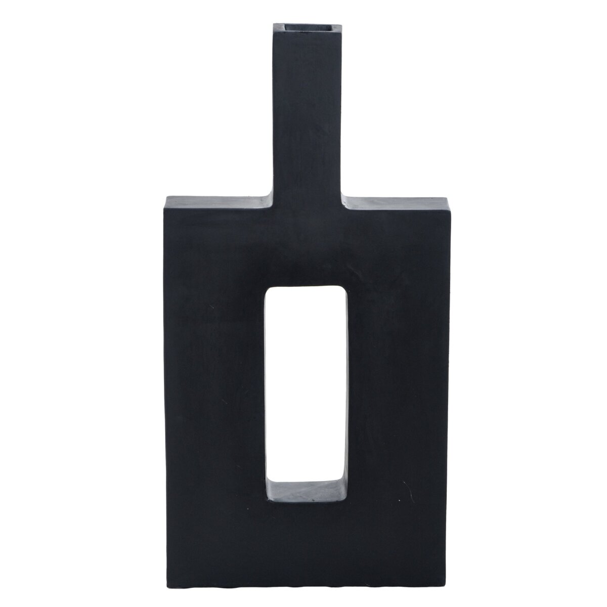 085573639bd1113f59a2a8a1f70e5663 Pont Vase- Tall Black| Matte Black Finish On Resin - Image 1