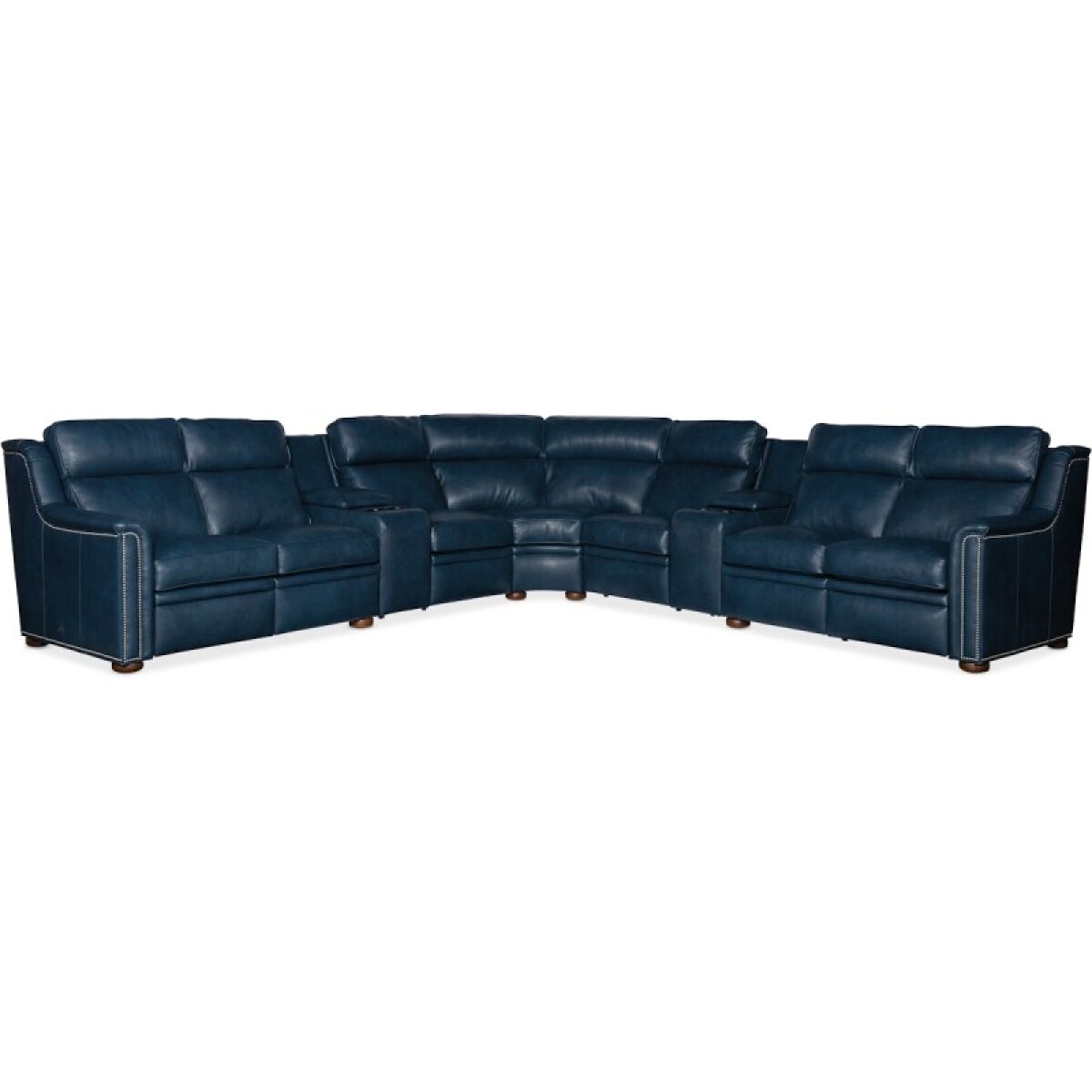 0921581bf3020a6c5bd30f73be507174 Sectionals 204 Raiden Reclining Sectional with Two-Piece Back - Image 1