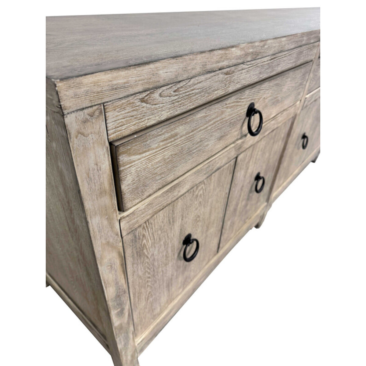 09fdec67678f0d3b2b29c1863c5415ea Edinburg - Driftwood 90" Console - Image 1