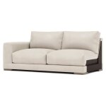 Lars Leather Left Arm Loveseat Without Pillows