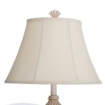 Seaside Table Lamp In Cream With Matching Final And Round Softback Shade - Image 5