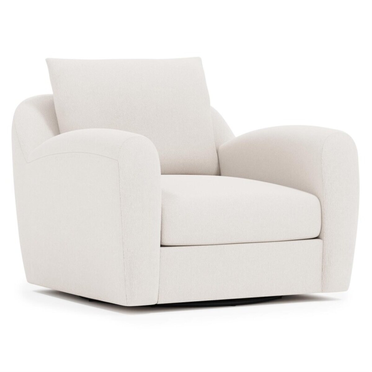 0b768ec293860c7dbdc9c9f38c611437 Asher Fabric Swivel Chair Without Pillows - Image 1