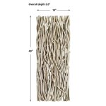 Gathered Teak Wood Wall Decor, Bleached - Image 11