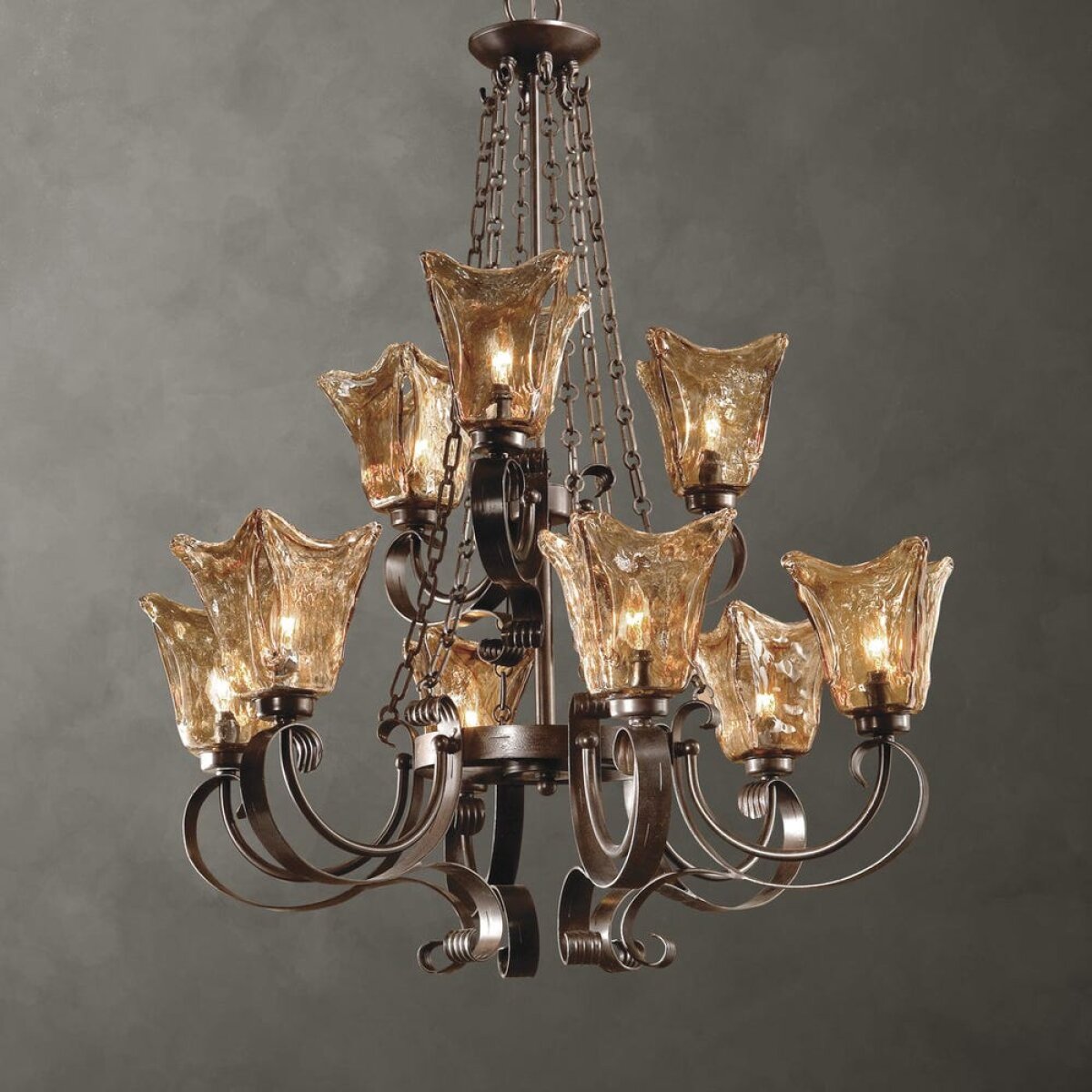 0c6a73189cfa0e0efcba4fe5c7203127 Vetraio, 9 Lt Chandelier - Image 1