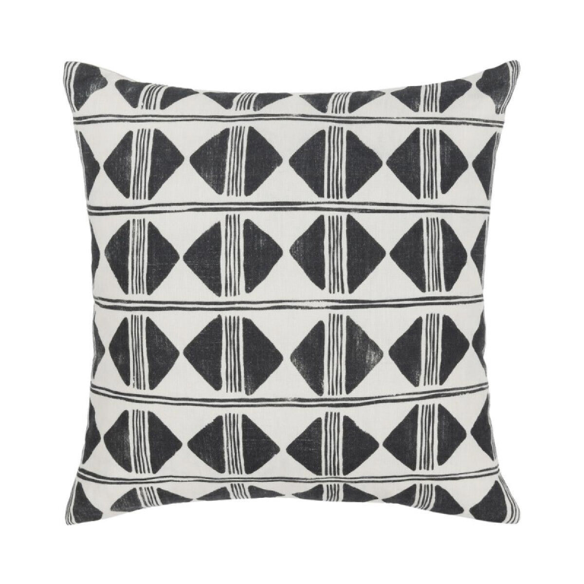 0cc774111ae21a1d61675e812d0ca642 RO Nubia Pillow - Black/White / 22"x22" - Image 1