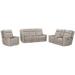 Canterbury - Pewter Power Zero Gravity Sofa - Image 12