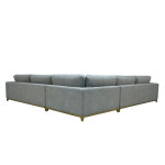 Donovan Upholstered Sectional - Gray - Image 6