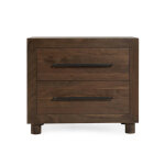 Jaxon Solid Wood 2dwr Nightstand - Harvest Brown - Image 3