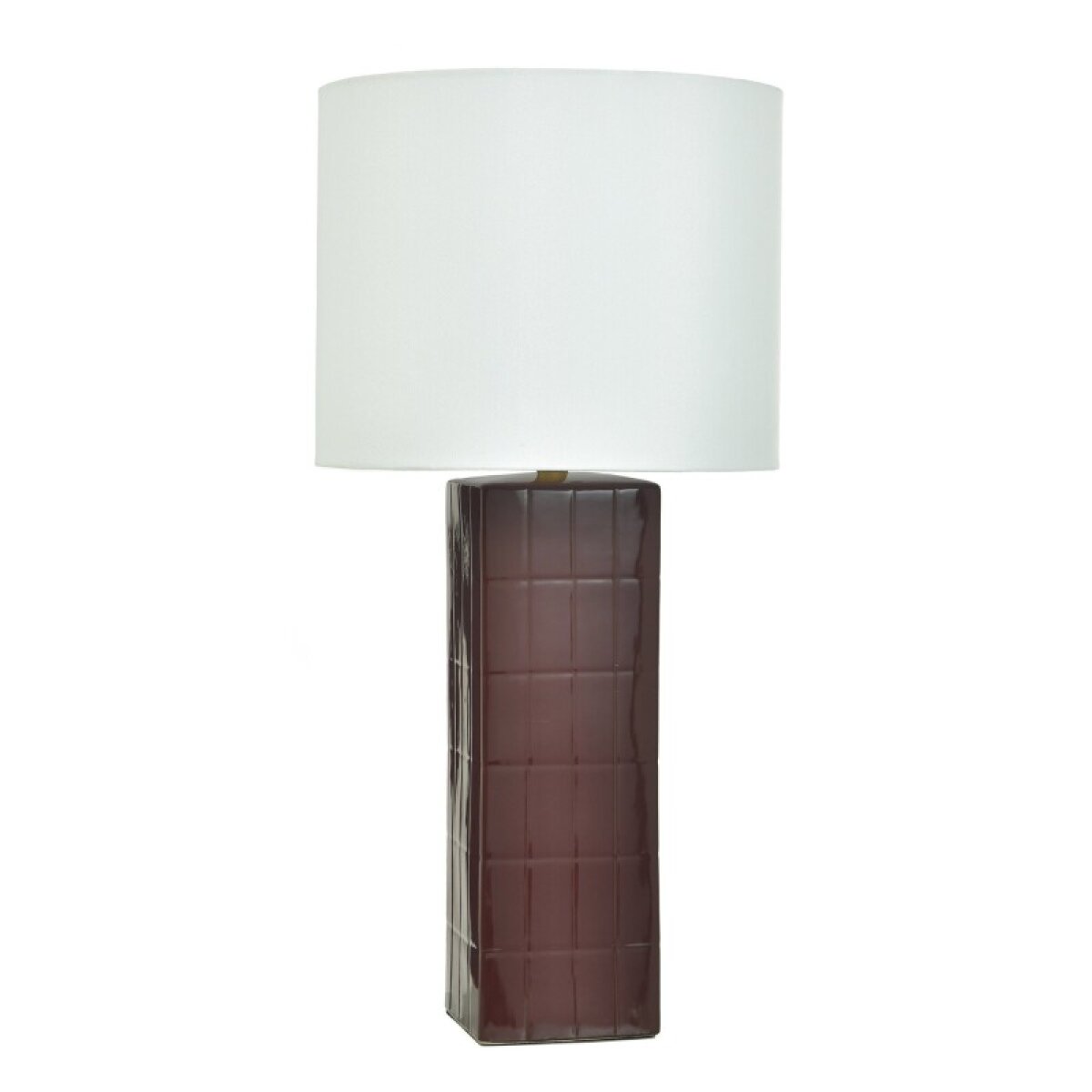 0d5b6610c57b01533c357a256baa0d80 Matilda Tamara Day For Stylecraft Burgandy Ceramic Table Lamp - Image 1