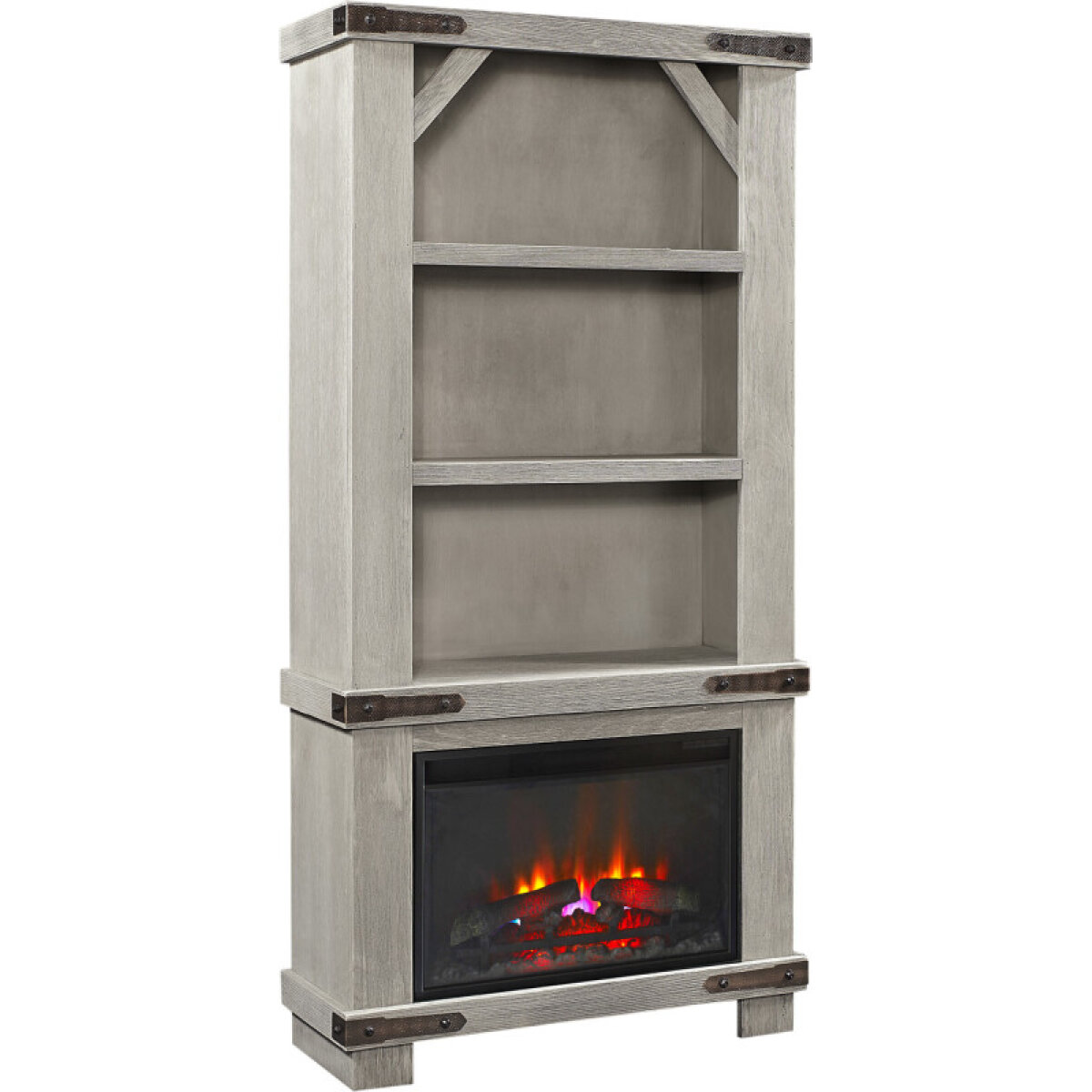 0d6500b7155d718075d5a26d81fff9bf Sawyer 74" Fireplace Display Case - Image 1