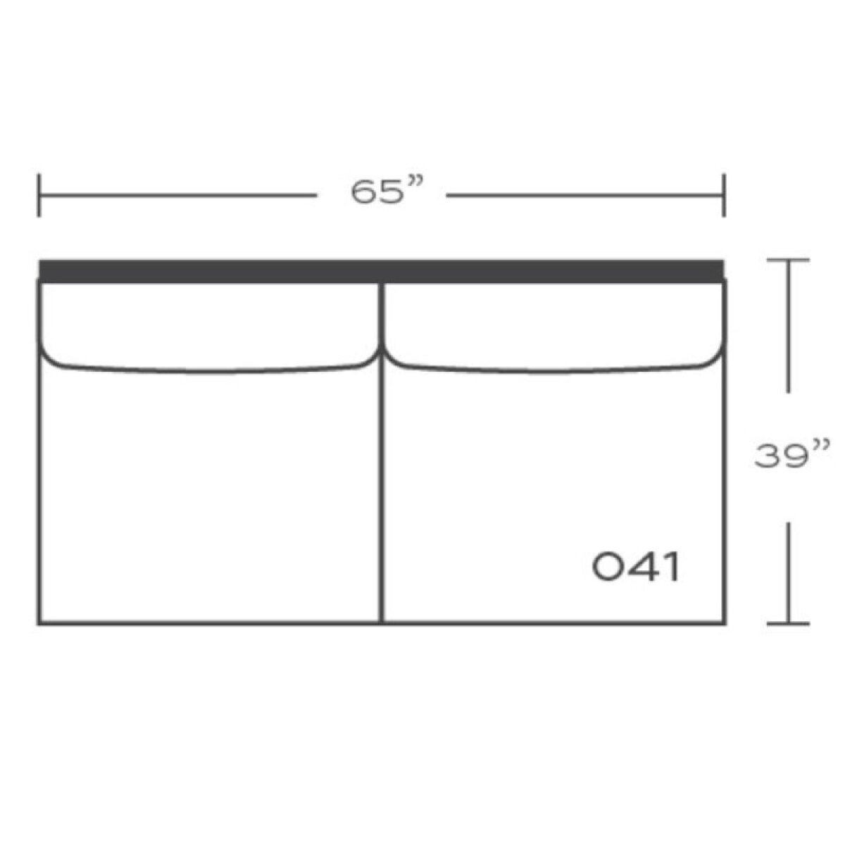 0df2140eb122f282a474421d91fc149e My Style Ii Large Armless - Image 1