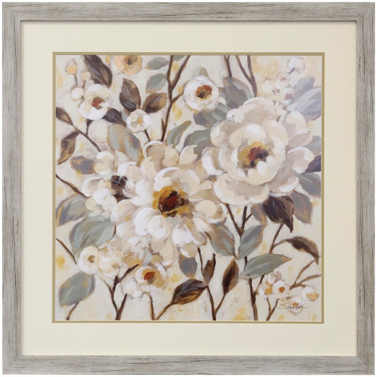 0e44cefe3a782a106d74d1ceeca5429a Golden Nature Matted Framed Print Under Glass - Image 1