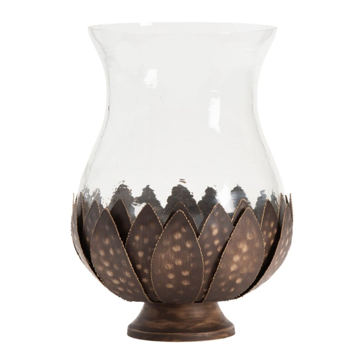 0e4797ff1fe9f1327bb69130a2aacf83 Large Oasis Hand Finished Metal Hurricane - Image 1