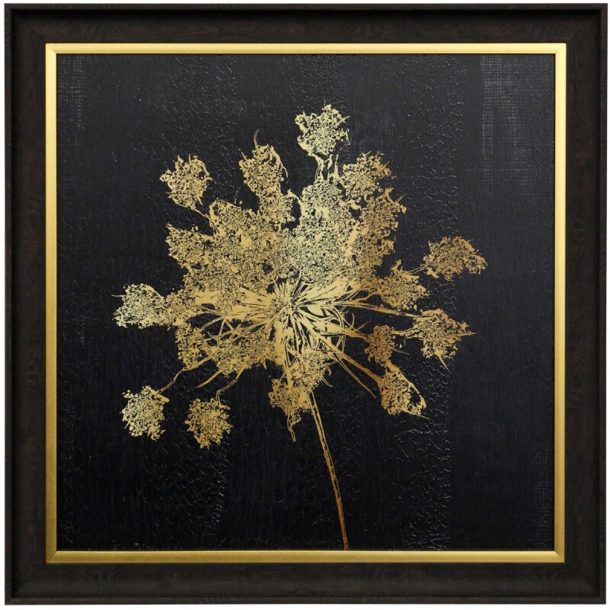 0ec1263b42438280009694de5cbd28db Lady Gold I Textured Framed Print - Image 1