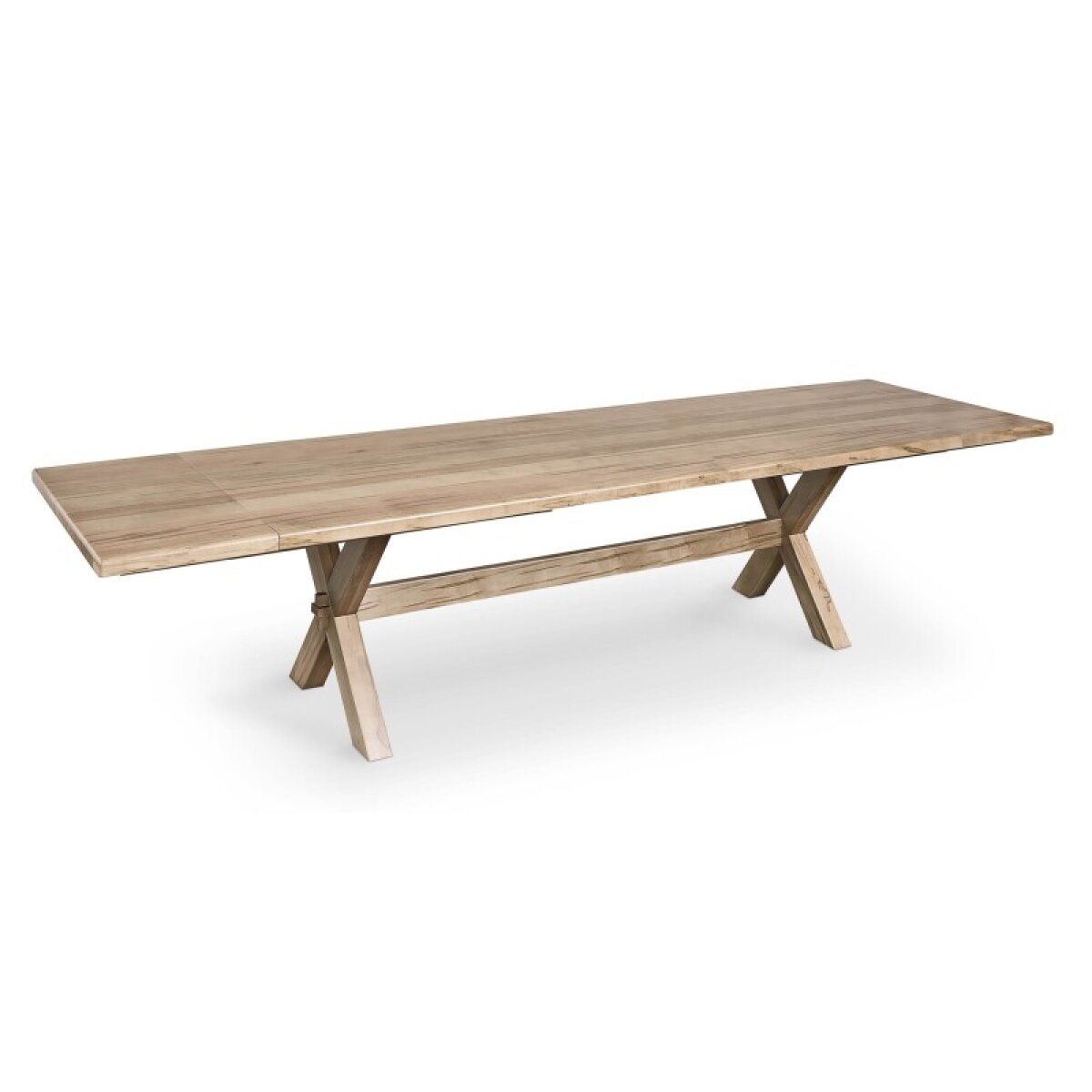 0ef7d255a027d56df33a13a8bd53ccb7 Crossbuck Dining Table with Extendable Leaves - Image 1